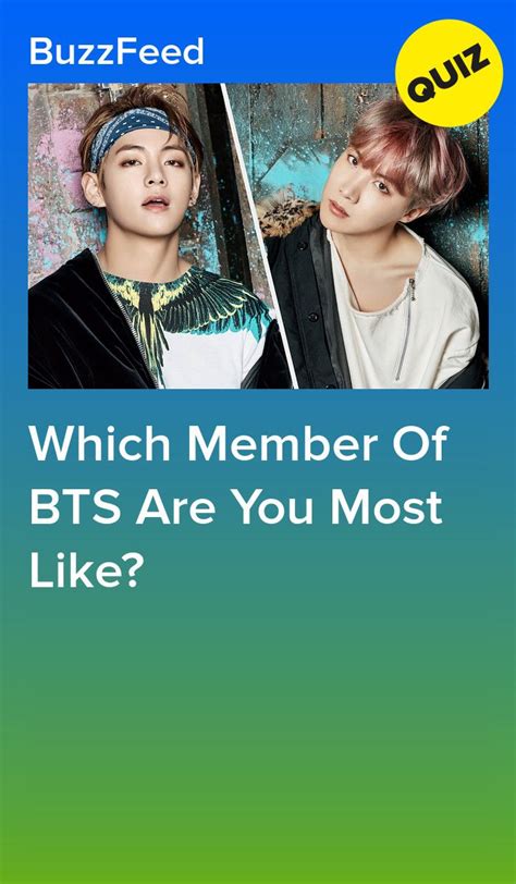 which bts member are you most similar to